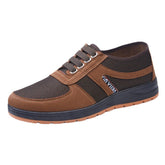 Zapatos casuales para caminar en la calle con suela de tendón para hombre con protección laboral